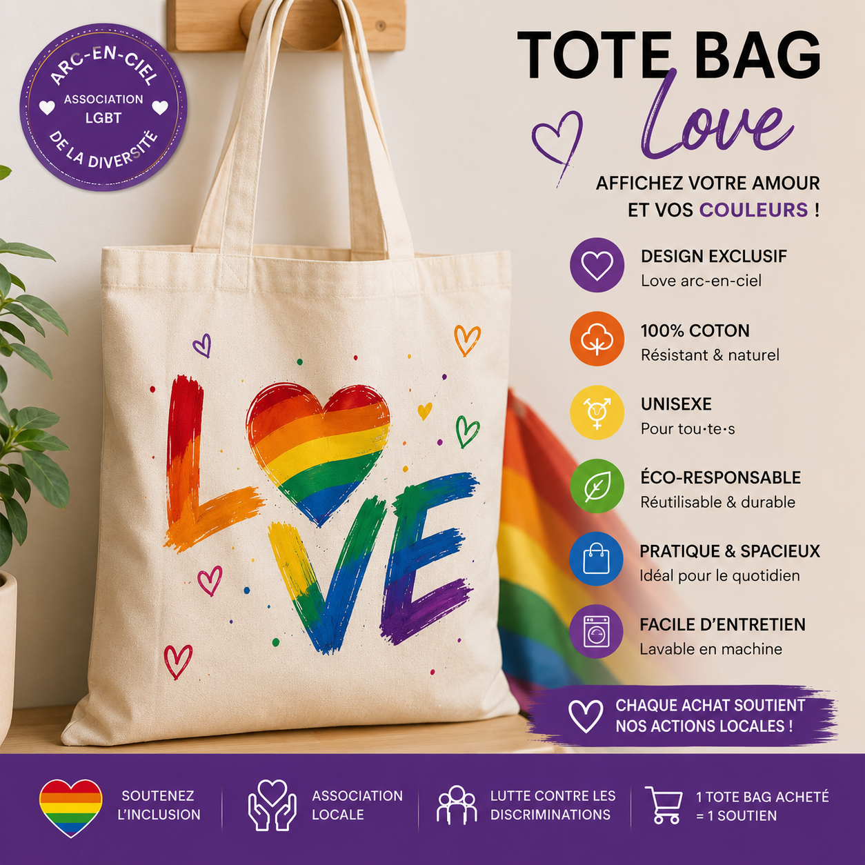 Tote Bag Love